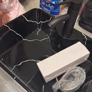 Rectangular Ceramic Bathroom Vessel Sink BA037