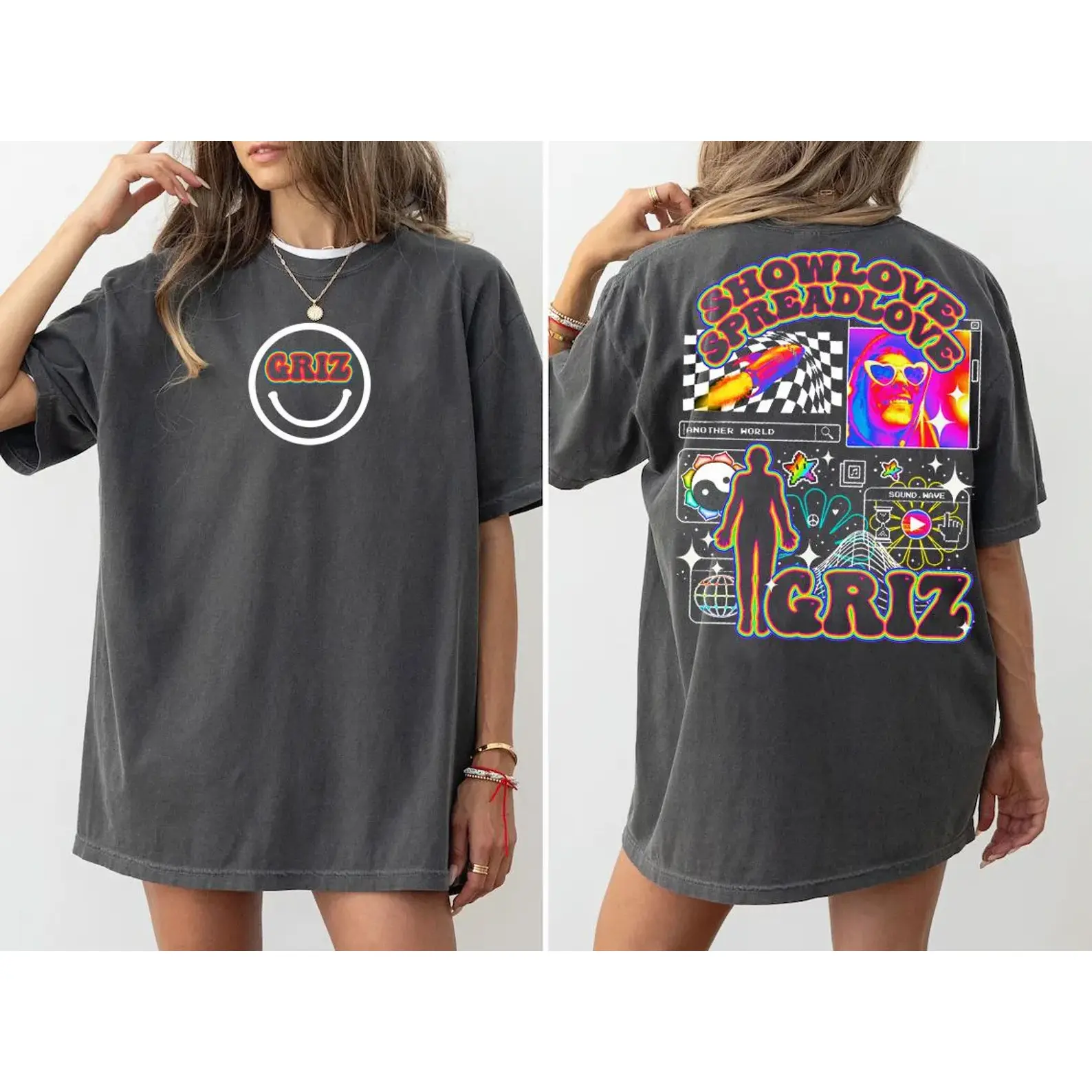 Vintage GRiZ Another World T-Shirt, EDM Music Festival Graphic Tee, Electronic Dance Music Fan Shirt, Retro Rave Inspired T-Shirt, Soft Cotton Unisex Tee, Festival Streetwear, Gift for Music Lovers