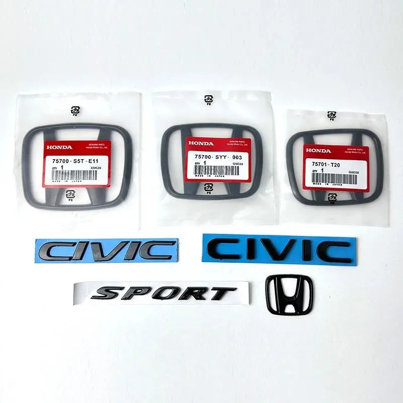Car Decorative Stickers - Automotive Decals, Decals Vehicle for Various Models of Honda (Civic, FIT, Accord, Prelude, CRV 5th, Mugen, CRZ, CRX, Jazz, HRV, Pilot, Odyssey, Elys) - Party Gift Vehicle Graphic Accessories