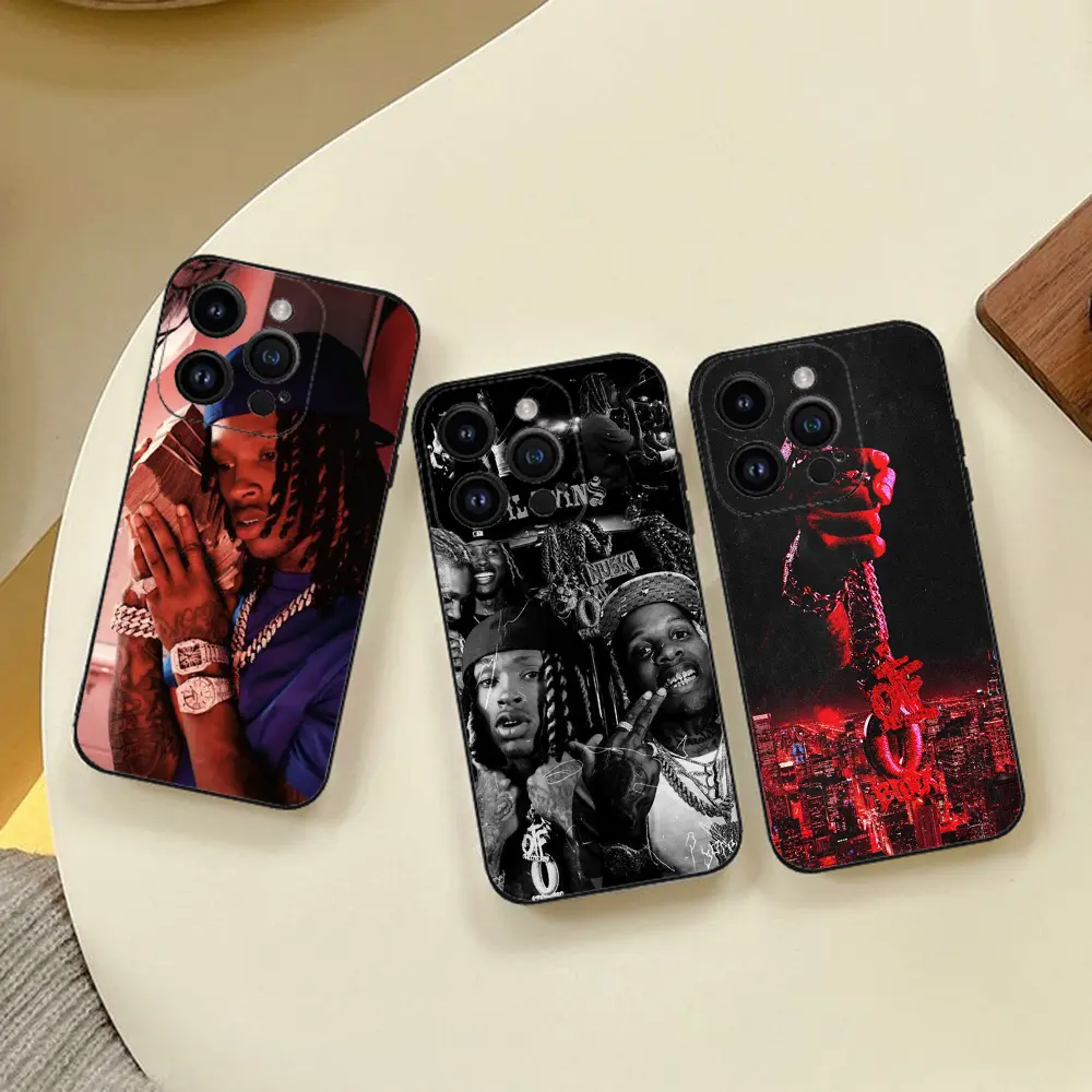 Rapper K-King V-Von Phone Case For Iphone 16 15 11 13 14 Pro Max 7 8 Plus X Xr Xs Max 12mini Black Shell Cover Case