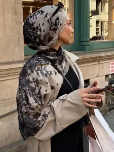 Fashionable Leopard Print Long Bohemian Women's Scarf Headscarf Shawl, Daily Wear Clothing Accessory, Birthday Gift, Turban Hijab