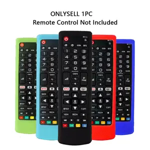 Single-packed silicone protective cover for LG AKB73715603 etched pattern remote control Dustproof Cover