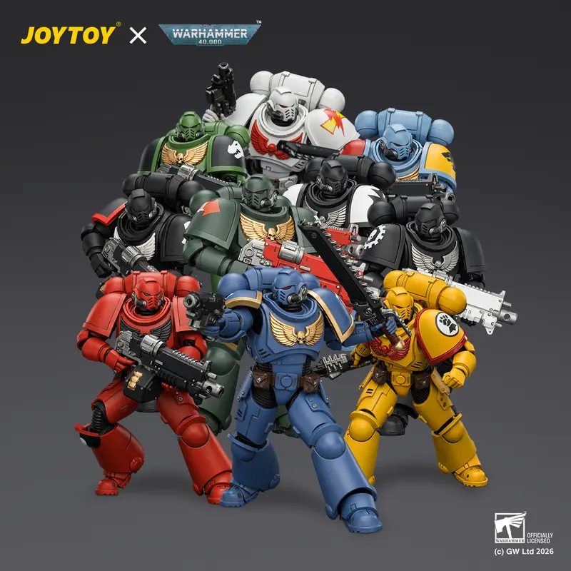 JOYTOY Warhammer 40,000 1/18 Action Figures Intercessor with Bolt Rifle, Bolt Pistol and Chainsword