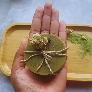 GOAT MILK Herbal Shampoo Bar, Botanical Shampoo Bar for All Hair Types, For Healthy Clean Scalp - Glory Hair