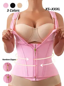 Women's Waist Training High Compression Shapewear Top with, Adjustable Straps, Underwire Support, Abdominal Compression, Daily Wear Fitness Apparel, Corset Waist Shaper