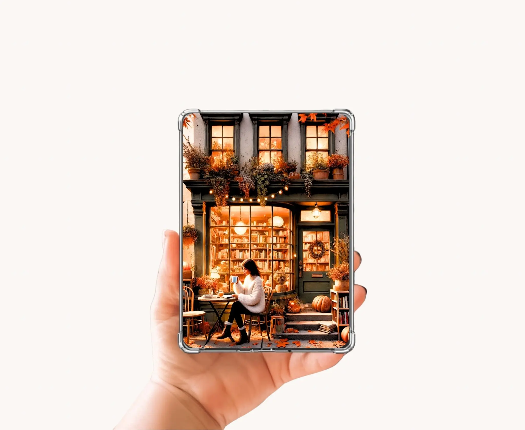 Autumn Tea Kindle E-Reader Case Insert