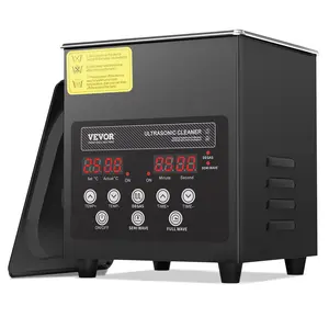 【Summervibes】VEVOR 2L Ultra Sonic Cleaner, 60W Digital Sonic Cleaning Machine with Gentle Mode & Upgraded Degassing, 40kHz Ultrasound Cleaner Machine with Heater & Timer for Jewelry, Glasses, Tools, Retainer