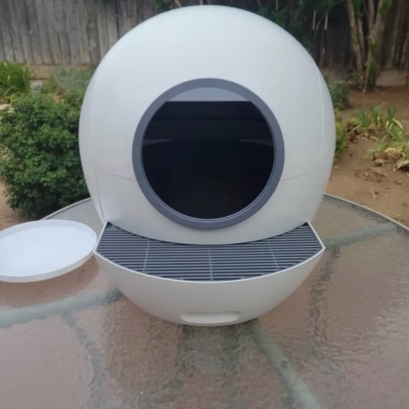 ELS PET Self Cleaning Cat Litter Tray: 2024 Upgrade Version Automatic Cat Litter