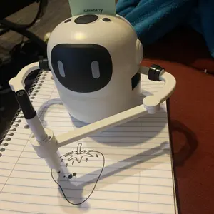 Drawing Robot for Kids, Voice Interactive Educational Drawing Machine, with 150 Cards 12 markers 5 pens. Montessori Painting Learning Toys for 3+ Boys Girls, An excellent gift choice for Christmas and New Year, TikTokShopBlackFriday