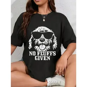 100% Cotton Goldendoodle Labradoodle No Fluffs The Dood Funny Doodle Dog T-Shirt