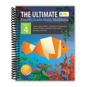 The IXL Ultimate 4th Grade Math Workbook, Activity Book for Kids Ages 9-10 Covering Addition, Subtraction, Multiplication, Division, Fractions, ... and More Mathematics (IXL Ultimate Workbooks)
