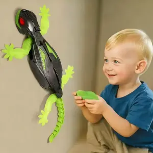 Wall Crawler Gecko with Official Wall Climber Technology, Rechargeable Remote Control Robot Kids Toys, Prank Toys for Boys & Girls Ages 4 & Up Gifts for Boys Or Girls