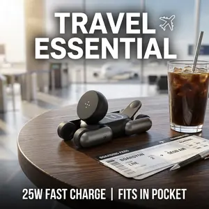 Foldable 4-in-1 Magnetic Wireless Charger With Night Light, Fast Charging Station For iPhone 16/15/14 Pro Max & Apple Watch, Portable Travel Essential Tech Organizer, Aesthetic Desk Accessory Gift For Men Women