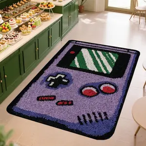 Irregular Printed Velvet soft and comfortable patterned printed decorative area rug, suitable for multiple scenarios, available in various sizes, soft and non-shedding