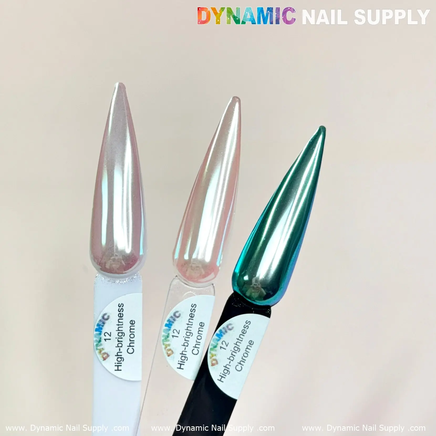 Light-Pearl Transparent Iridescent Chrome #12 - High brightness Fine Pigment Powder