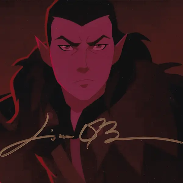 The Legend of Vox Machina - Vax'ildan Authentic Autographed Print by Liam O'Brien