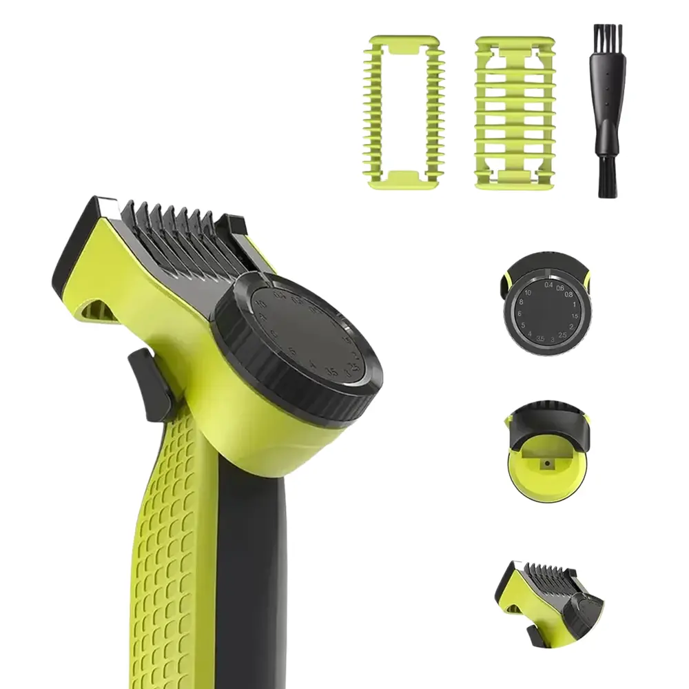 Men's Adjustable Precision Trimmer Blade Set - Portable Grooming Tool with Nose Hair Trimmer for Precise Results, Fits QP2520, QP2530, QP2620, QP2630, Suitable for All Hair Types & Face Grooming, No, Grooming Tool Set Razors