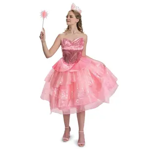 Women's Wicked Deluxe Glinda Costume