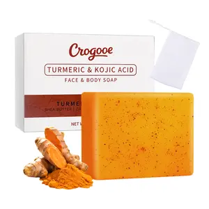 Kojic Turmeric Face Soap,KojicSoap, Face Cleansing Soap,Turmeric Face and Body Soap, Kojic Face and Body Soap