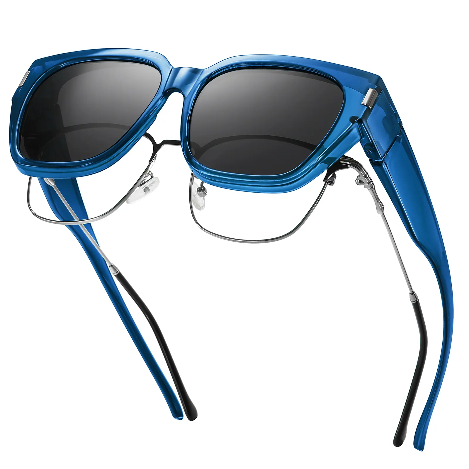 Blue Frame Gray Lens