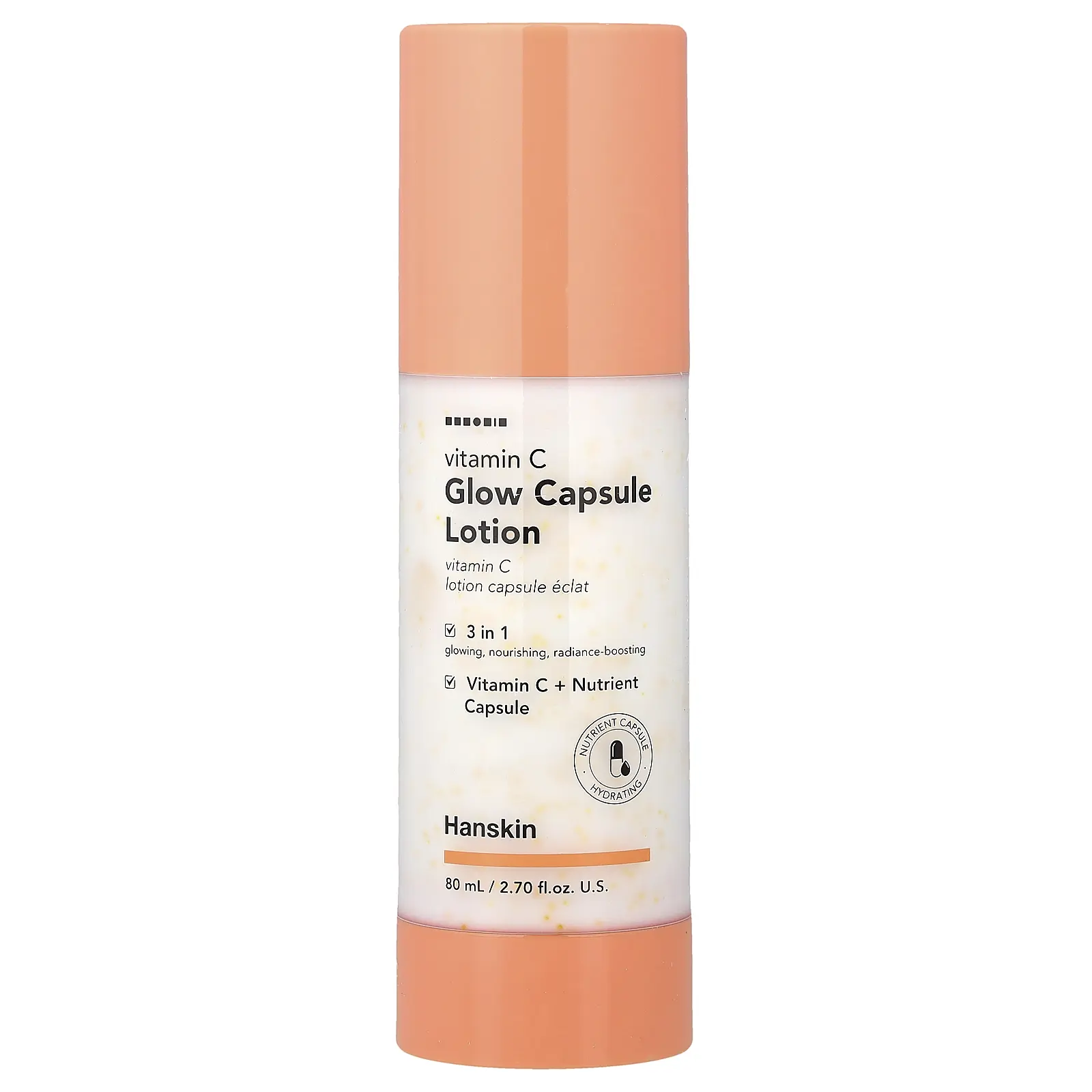Hanskin Vitamin C Glow Capsule Lotion, 2.7 fl oz (80 ml)