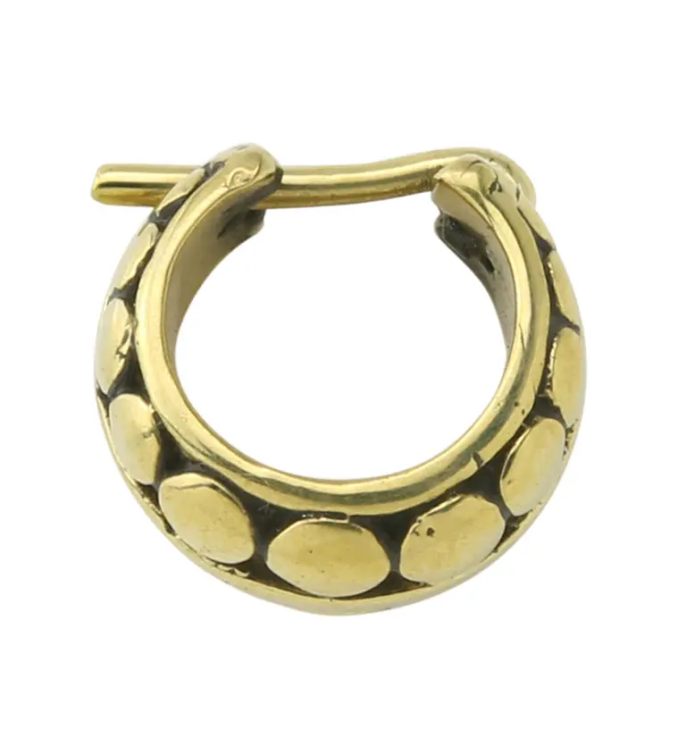 Couloir Brass Hinged Ring