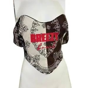 Breezy Bowl Bandana Corset Top