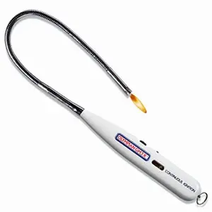CAMCO GM-3X 15 in. Gas Match with Long Slender Flexible Nozzle, Adjustable Nozzles, Continuous Spark for Outdoor Sports, Fishing