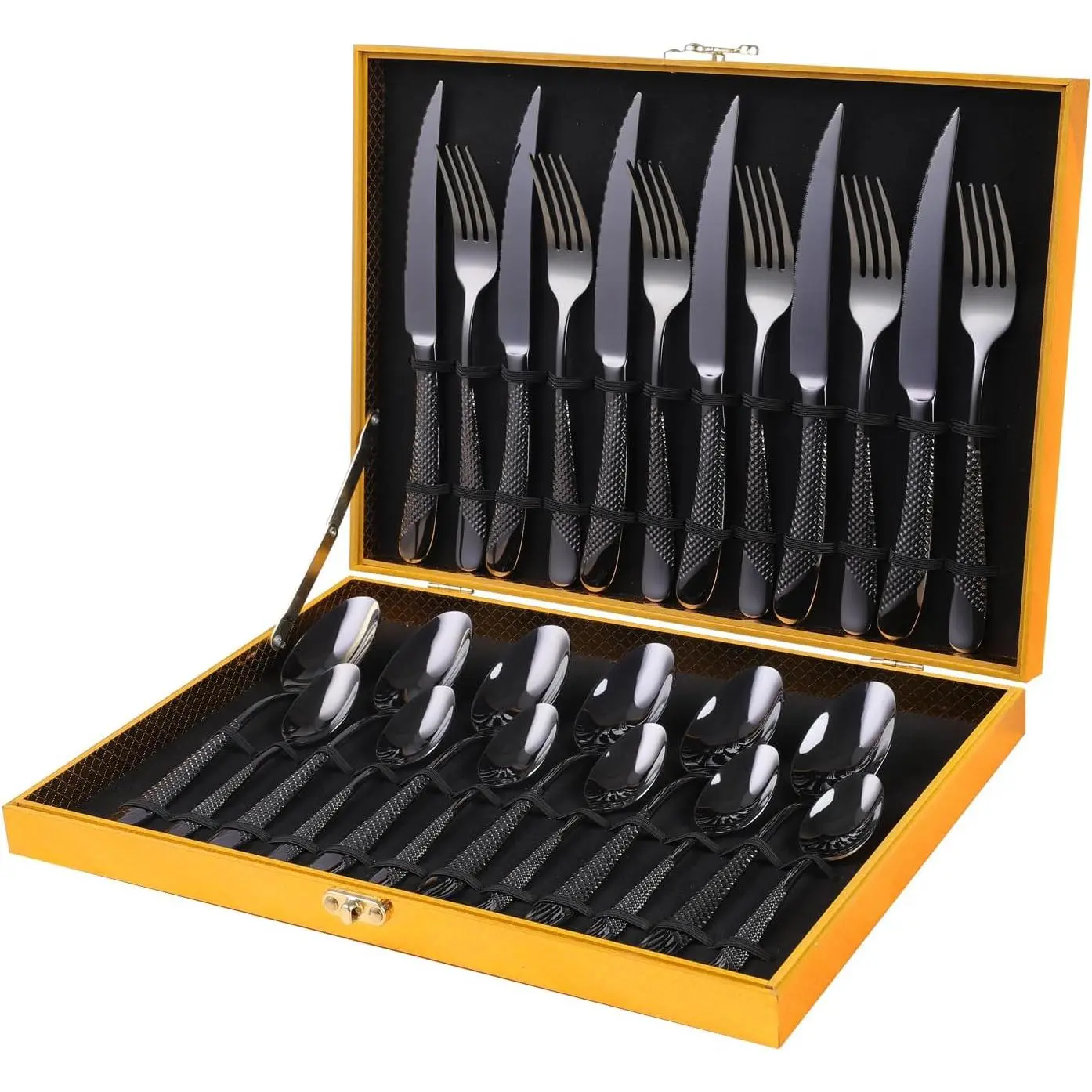 Hammered Black | 24pcs