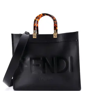 Pre-owned FENDI Leather Tote Bags REBAG Sunshine Shopper Tote Medium by Rebag