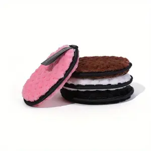 1pcs Makeup Remover Pads Cosmetics Reusable Face Towel Make-up Wipes Cloth Washable Cotton Pads Light Beige Care Cleansing Puff Tool Facial Wipes Face Cleaning Wipes