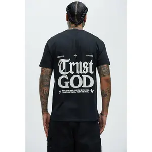 Trust God Short Sleeve Tee - Black