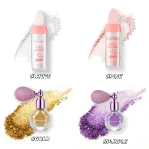 Beauty Makeup Highlighter Product Fairy Shimmering Highlighter Powder -Sparkle Powder High Gloss for Face Body & Hair, Glitter Face Highlighter for Women Party or Daily Wear