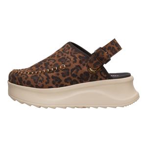 HEYDUDE Delray Clog Suede – Womens Comfortable Slip on Platform Clog Casual Clogs Slingback Mules