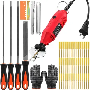 Portable Electric  Sharpener Kit with Chain  Sharpener Tool, 8 count  File Kit, 45 count   Sharpener(5/32'', 3/16'', 7/32'') for   Chains