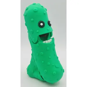 Original Green Pickle - 7" Desk Buddy with Stand - Tickles, The Articulated Pickle
