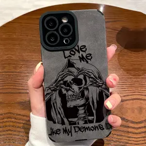 Graffiti Soul Skull Text Pattern TPU Soft Case, Shockproof, Dirt-Resistant, Drop-Proof, Scratch-Resistant, Compatible with iPhone 17,16,15,14,13,12,11,X,XS,XS Max, Ideal Holiday Gift for Loved Ones and Yourself