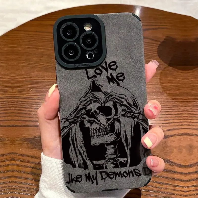 Graffiti Soul Skull Text Pattern TPU Soft Smartphone Case - Shockproof, Dirt-Resistant, Scratch-Resistant Cellphone Accessory for iPhone 17,16,15,14,13,12,11,X,XS,XS Max Handheld Devices, Ideal Holiday Gift,summerwins summerwins