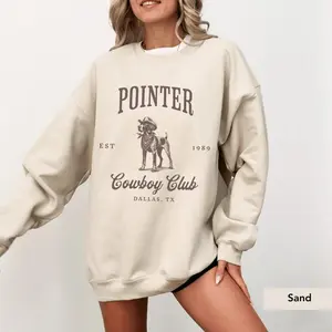 German Shorthaired Pointer Cowboy Club Sweatshirt, GSP Shirt, German Shorthaired Pointer Gifts, GSP, Dog Cowboy Shirt, GSP Gifts, pointer