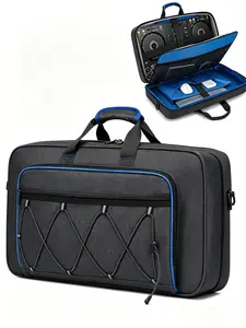 Ddj Series Controller Storage Bag with Compartments, Compatible with Ddj-200/400/rev1/flx4/sb3, Lightweight Dj Equipment Protection Case, Portable, Durable, Multifunction
