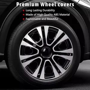 Set of 4 15" Wheel Hubcaps Full Set 15-Inch Tire & Steel Rims Cover Universal US