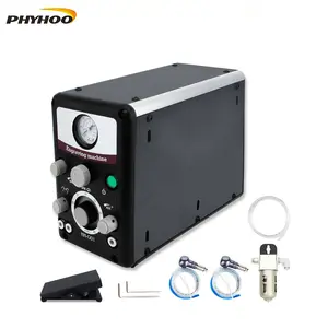Pneumatic Jewelry Engraver Machine Hand Engraving Machines Dual Head 400 8000 RPM With Long Carving Knife N6 And Short Carving Knife QC 6 For Diy Jewelry Making And Metal Crafting G01