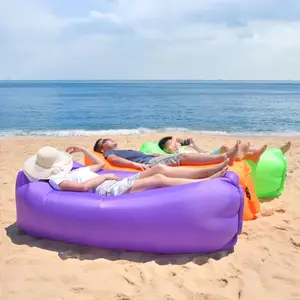 Inflatable Lounger Air Sofa Chair–Camping & Beach Accessories–Portable Water Proof Couch for Hiking, Picnics, Outdoor, Music Festivals & Backyard–Lightweight and Easy to Set Up Air Hammock