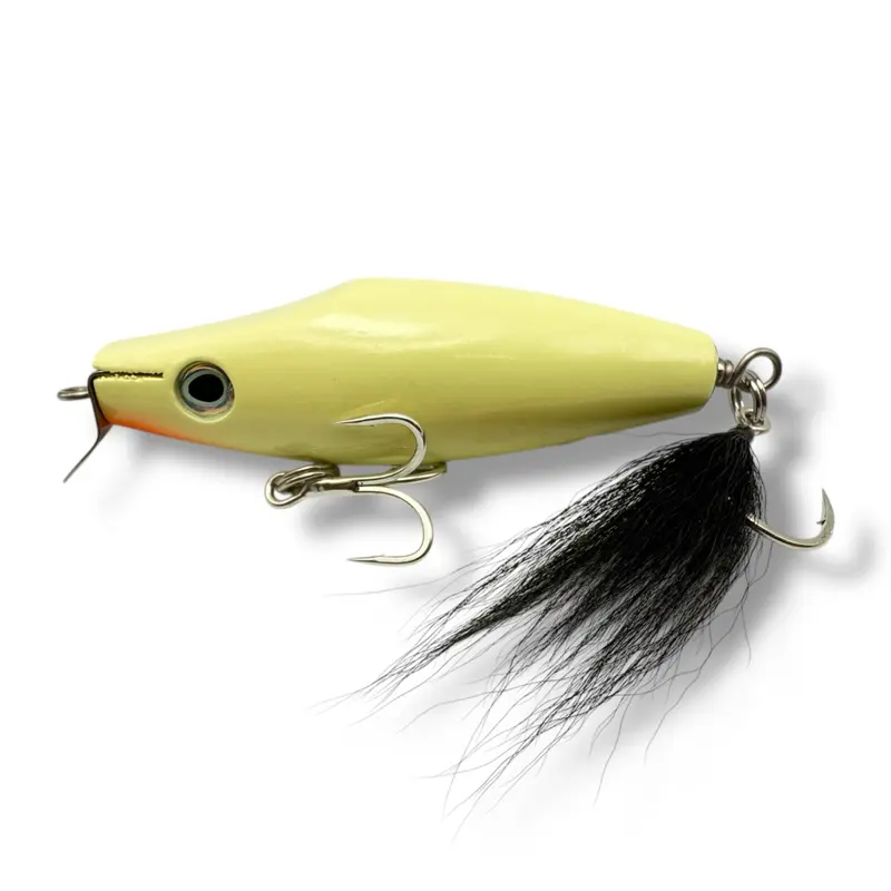 STACK TACKLE Metal Lip Fishing Tackle - 4.5 in Stainless Steel Thru-Wired Saltwater Lures, 2 oz Durable Spin Casting Bait for Aggressive Fish, Outdoor Sports Use