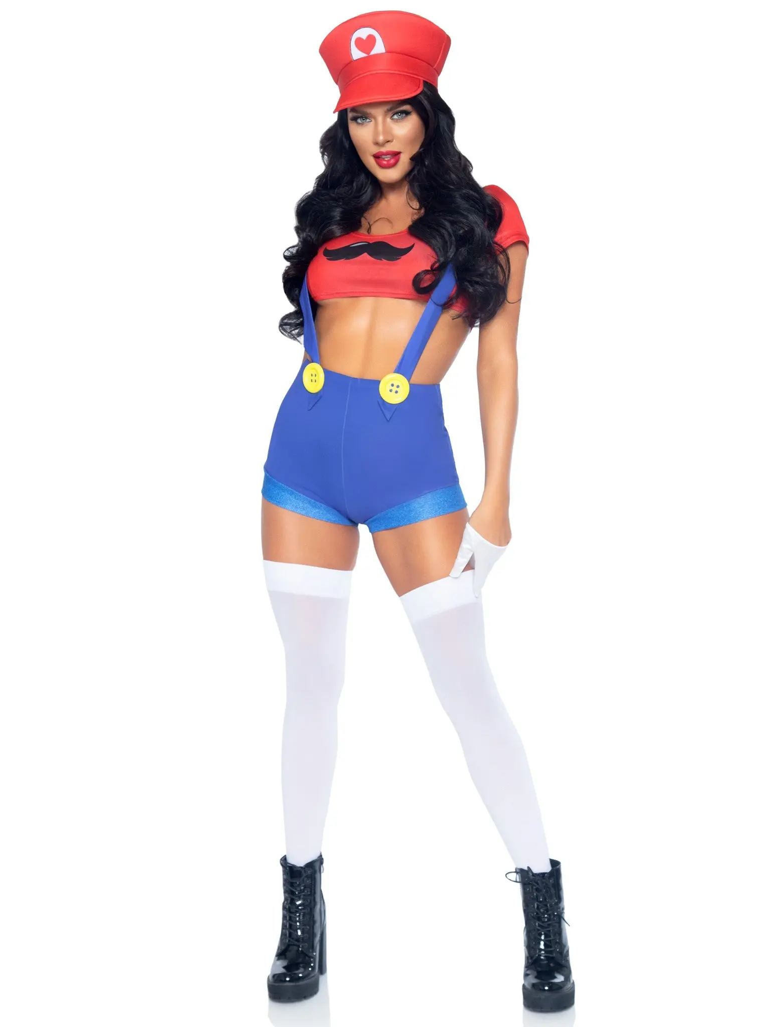 Gamer Babe Sexy Costume With Hat Short Womenswear
