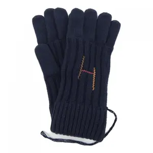 Pre-owned HERMÈS Others Small Leather Goods Glove Silk Cashmere Glove M