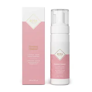 L'EUDINE Foaming Facial Cleanser – Cleansing, Toning & Makeup Removing Face Wash – Botanical Blend with Hyaluronic Acid & Vitamin C – Cruelty-Free – 5 Fl Oz