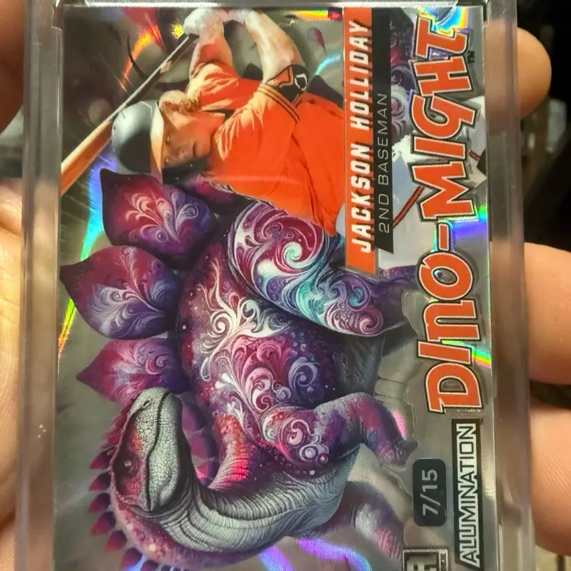 2024 Wild Card Dino-Might Alumination Jackson Holliday R/C 07/15
