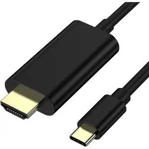 USB C to HDMI (6FT), [4K, High-Speed] USB Type C to HDMI  for  Office, [Thunderbolt 3/4 Compatible] for Chromebook,for MacBook Pro/Air 2023,for iPad Pro, for iMac, for XPS 17, S23