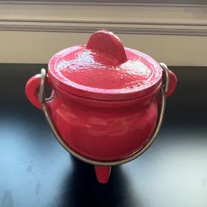 Cast Iron Cauldron w/Lid
